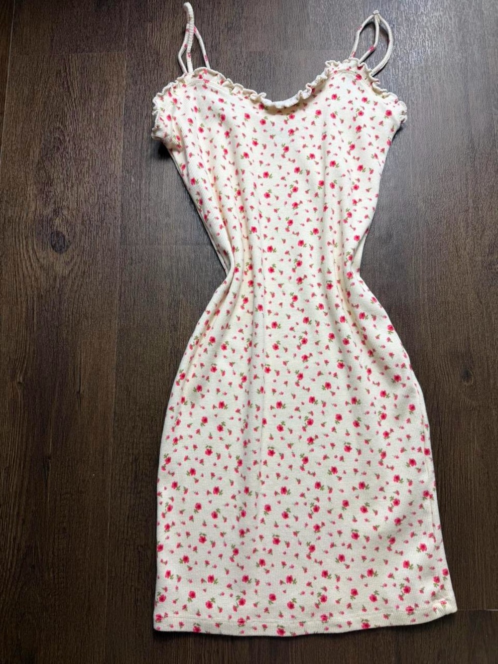 Forever 21 Floral White Dress